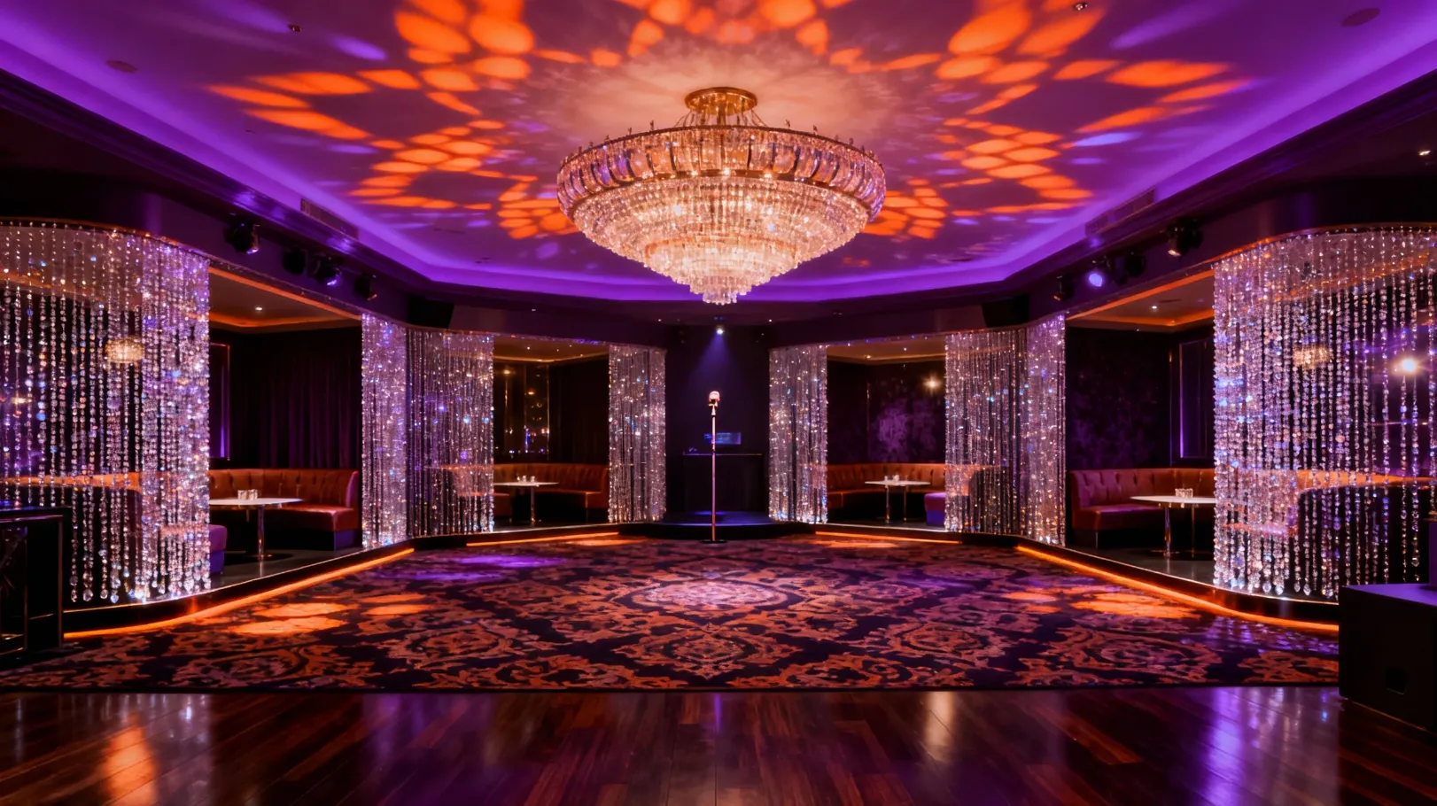 홀에서 즐길 수 있는 무대